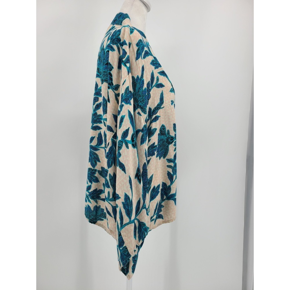 Anthropologie Resort Floral Cardigan One Size Layering Beach Andersen & Lauth - Picture 9 of 12